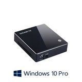 Mini PC Gigabyte GB-BXi3-4010, Intel Core i3-4010U, 64GB SSD, Win 10 Pro